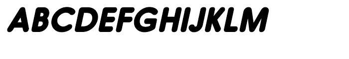 Hiruko Pro Black Oblique Font UPPERCASE