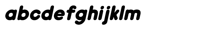 Hiruko Pro Black Oblique Font LOWERCASE