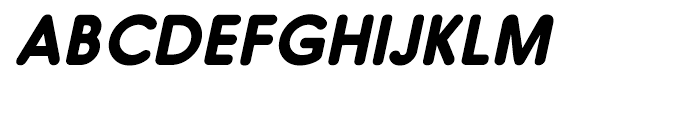 Hiruko Pro Bold Oblique Font UPPERCASE