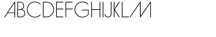 Hiruko Pro Extra Light Alternate Font UPPERCASE
