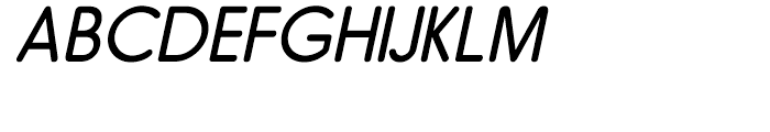 Hiruko Pro Light Oblique Font UPPERCASE