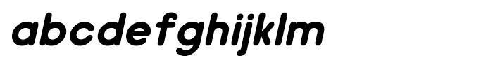 Hiruko Pro Regular Oblique Font LOWERCASE