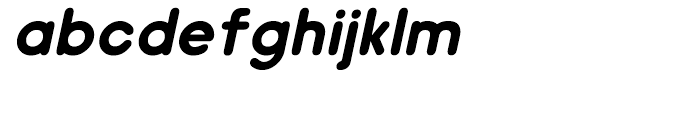 Hiruko Regular Oblique Font LOWERCASE