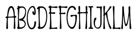 HiTone Narrow Regular Font UPPERCASE