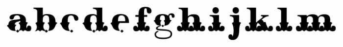 Hickory  Fill Font LOWERCASE