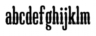 High Country Regular Font LOWERCASE