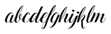 Hinzatis simple Font LOWERCASE