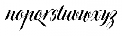 Hinzatis simple Font LOWERCASE