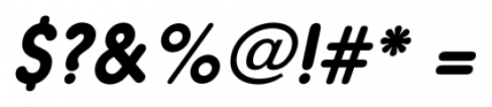 Hiruko Regular Oblique Font OTHER CHARS