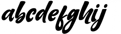 Hi Ashoka Italic Font LOWERCASE