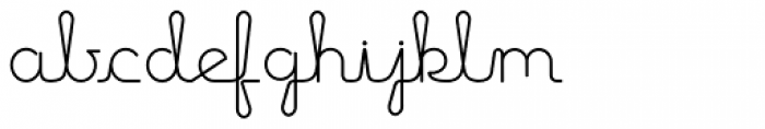 Hi-Light Regular Font LOWERCASE