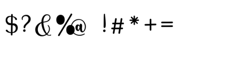 Hi ceribela Font OTHER CHARS