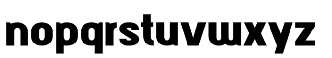 Hibbed St Black Font LOWERCASE