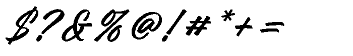Hicheta Font OTHER CHARS