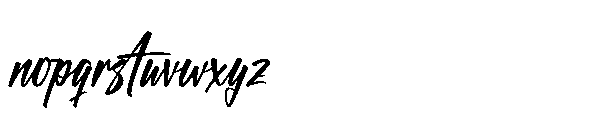 Hidden Chills Regular Font LOWERCASE