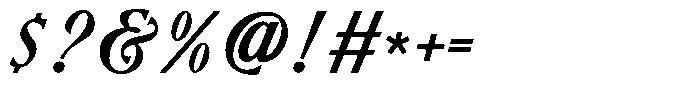 Hidden Route Script Font OTHER CHARS