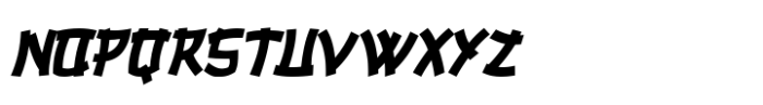Hidetozhe Italic Font UPPERCASE