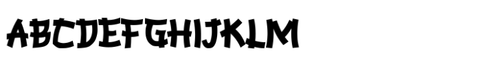 Hidetozhe Regular Font UPPERCASE