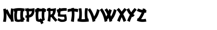 Hidetozhe Regular Font UPPERCASE