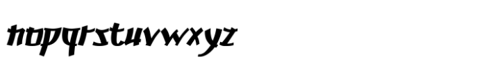 Hidetozhe Thin Italic Font LOWERCASE
