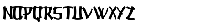 Hidetozhe Thin Regular Font UPPERCASE