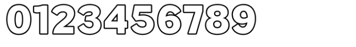 Hidone Bold Outline Font OTHER CHARS