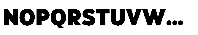 Hidophin Black Font UPPERCASE