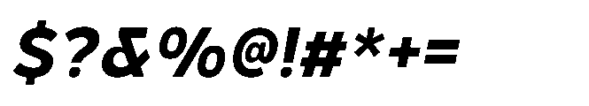 Hidophin Bold Italic Font OTHER CHARS