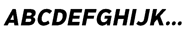 Hidophin Bold Italic Font UPPERCASE