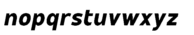 Hidophin Bold Italic Font LOWERCASE