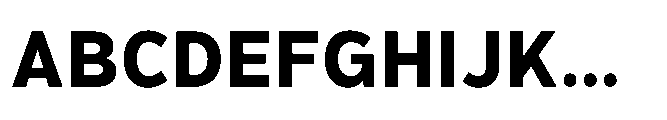 Hidophin Bold Font UPPERCASE