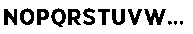 Hidophin Bold Font UPPERCASE