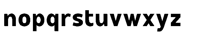 Hidophin Bold Font LOWERCASE