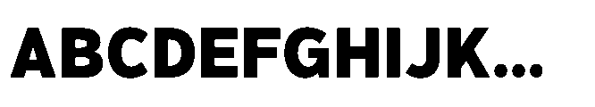 Hidophin Extra Bold Font UPPERCASE