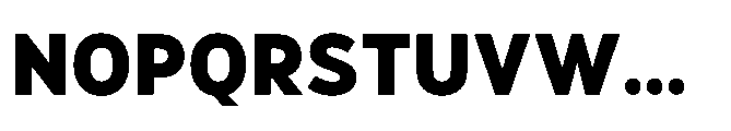 Hidophin Extra Bold Font UPPERCASE