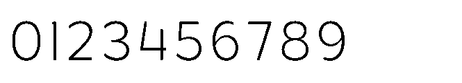 Hidophin Extra Light Font OTHER CHARS