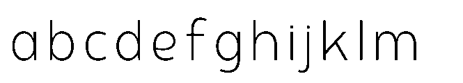 Hidophin Extra Light FONT
