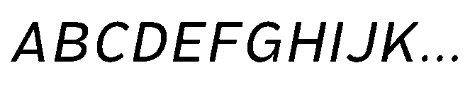 Hidophin Italic Font UPPERCASE