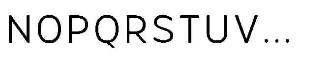 Hidophin Light Font UPPERCASE