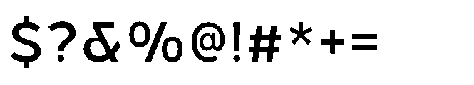 Hidophin Medium Font OTHER CHARS