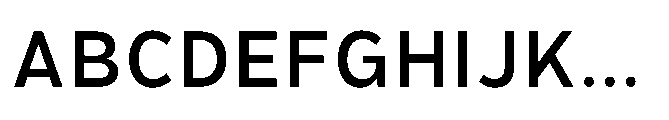Hidophin Medium Font UPPERCASE