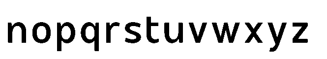 Hidophin Medium Font LOWERCASE