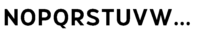 Hidophin Semi Bold Font UPPERCASE