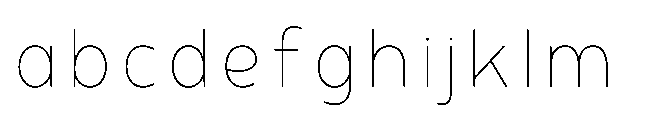 Hidophin Thin FONT