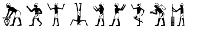 Hieroglyph A Regular Font OTHER CHARS
