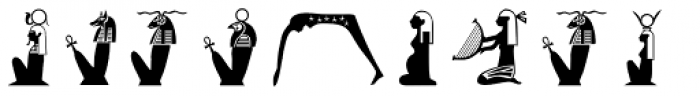 Hieroglyph A Regular Font OTHER CHARS