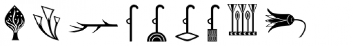 Hieroglyph E Regular Font LOWERCASE