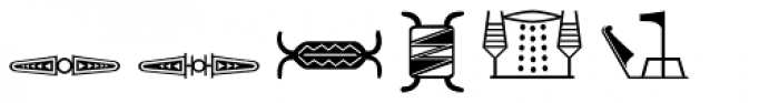 Hieroglyph G Regular Font UPPERCASE
