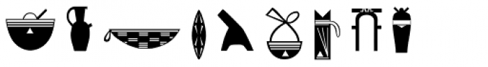 Hieroglyph I Regular Font OTHER CHARS