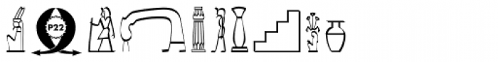 Hieroglyphic Decorative Font OTHER CHARS
